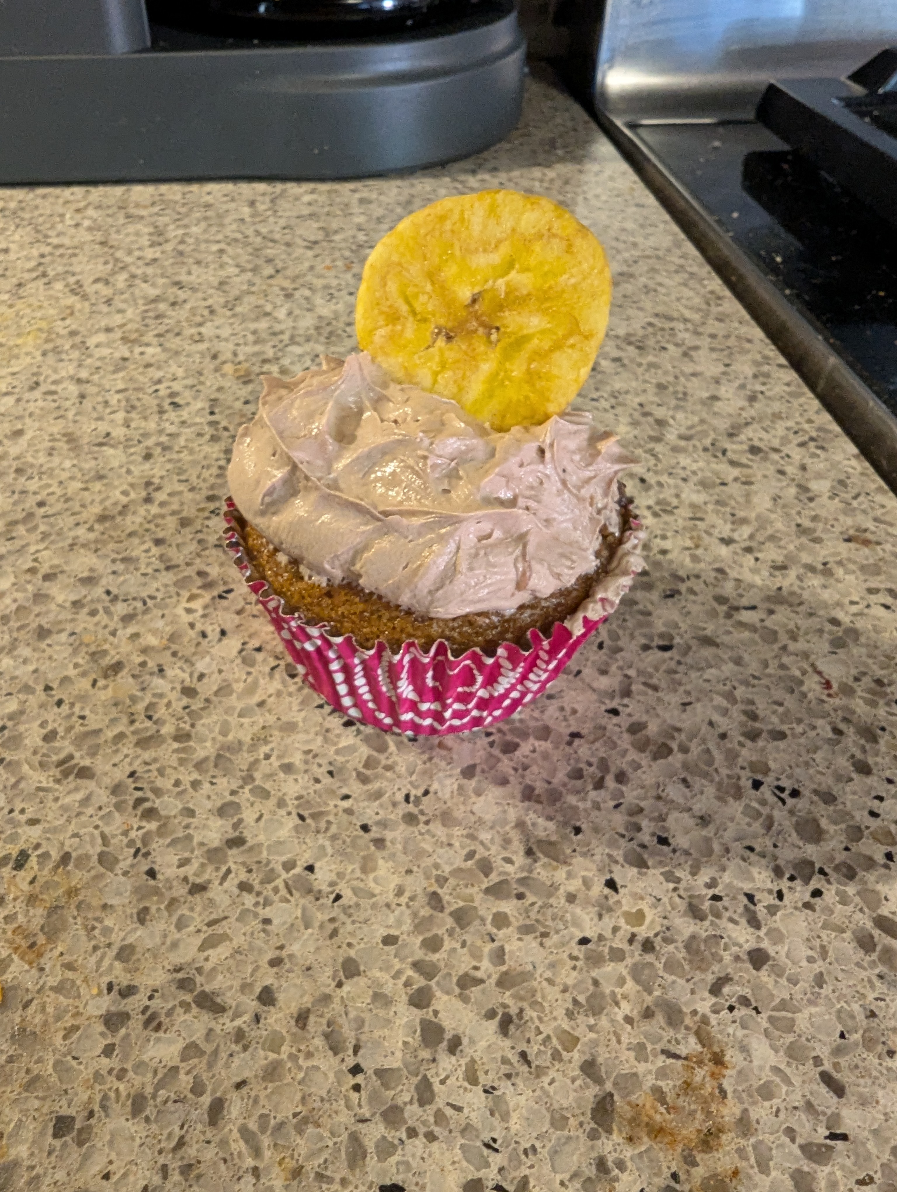 banana nutella muffin